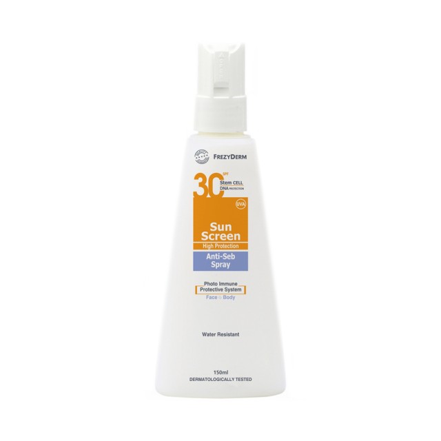 FREZYDERM Sunscreen Spray Anti-Seb Spf 30 150ml