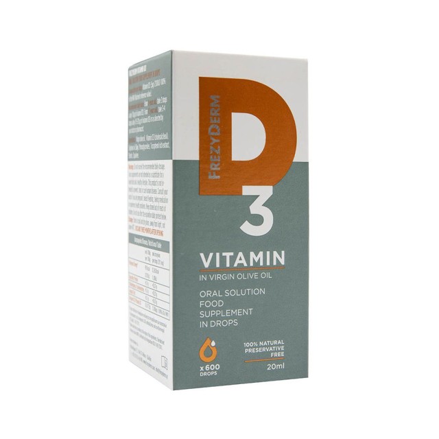 FREZYDERM Vitamin D3 20ml Bottle