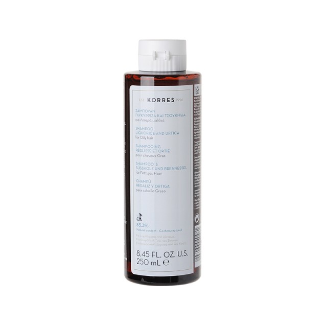 KORRES Shampoo for Oily Hair with Licorice & Nettle 250ml