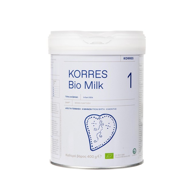KORRES Bio Milk Organic Cows Milk For Babies 1 (0-6 Months)