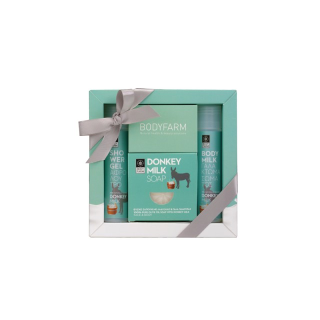 DONKEY MILK Mini Gift Set (Shower Gel + Shampoo + Soap)