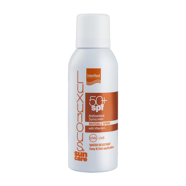 INTERMED Suncare Antioxidant Sunscreen Invisible Spray Water Resistant SPF50+ 100ml
