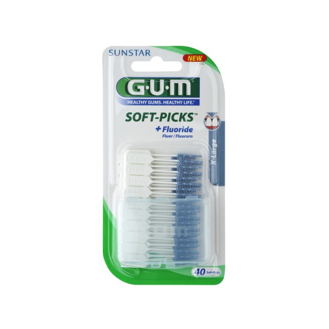GUM Soft Picks 636 Extra Large Fluoride 40pcs