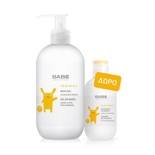 BABE Promo Pack Bath Gel 500Ml + Mild Shampoo 200Ml