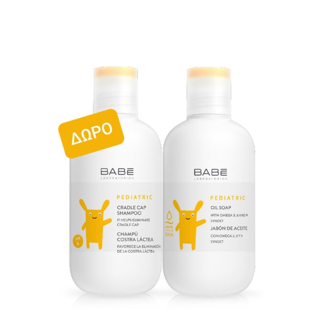 BABE Promo Pediatric Oil Soap + Pediatric Cradle Cap Shampoo 200Ml + 200Ml