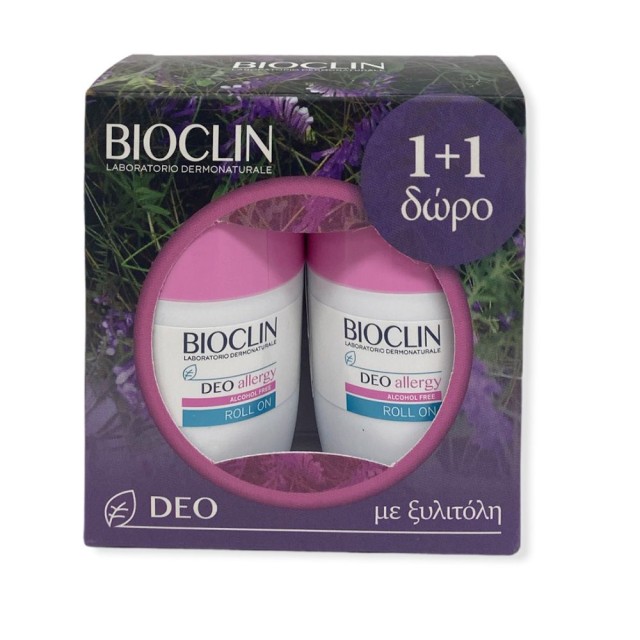 BIOCLIN Allergy Deo Control Roll-On 50Ml 1+1