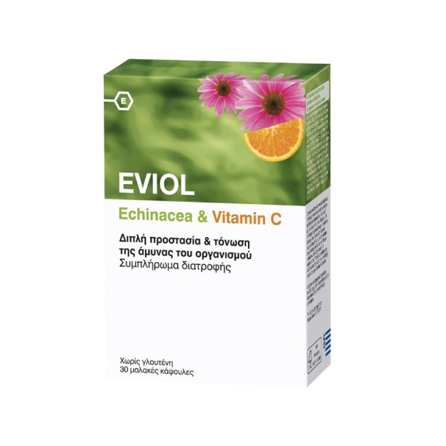 EVIOL Echinacea & Vitamin C 30 soft capsules