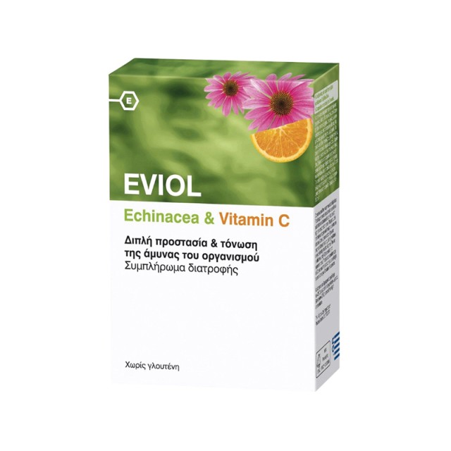 EVIOL Echinacea & Vitamin C 60 Soft Capsules