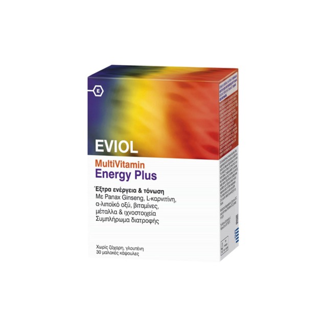 EVIOL MultiVitamin Energy Plus 30 soft capsules