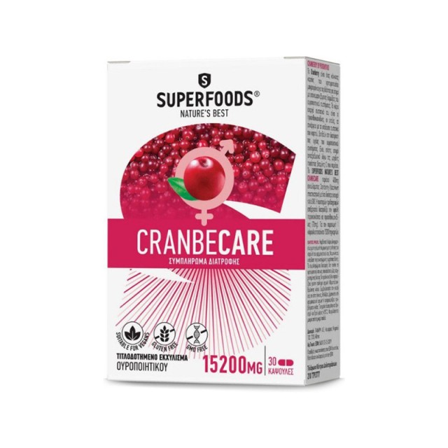 SUPERFOODS CranbeCare 30 capsules