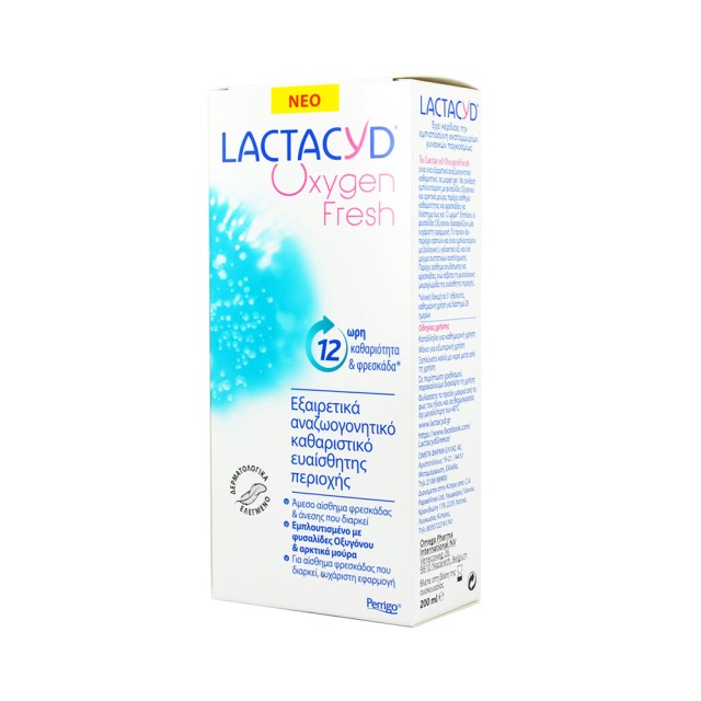 LACTACYD Oxygen Fresh Ultra Refreshing Intimate Wash 200ml