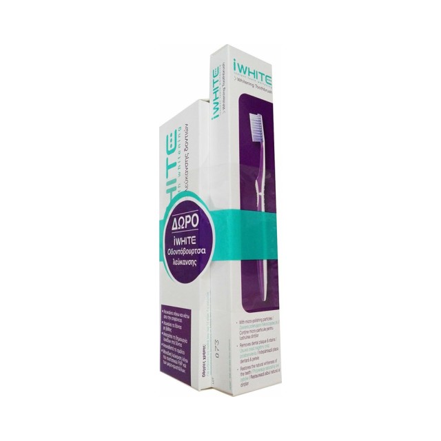 IWHITE Instant Toothpaste 75ml & iWhite Teeth Whitening Brush