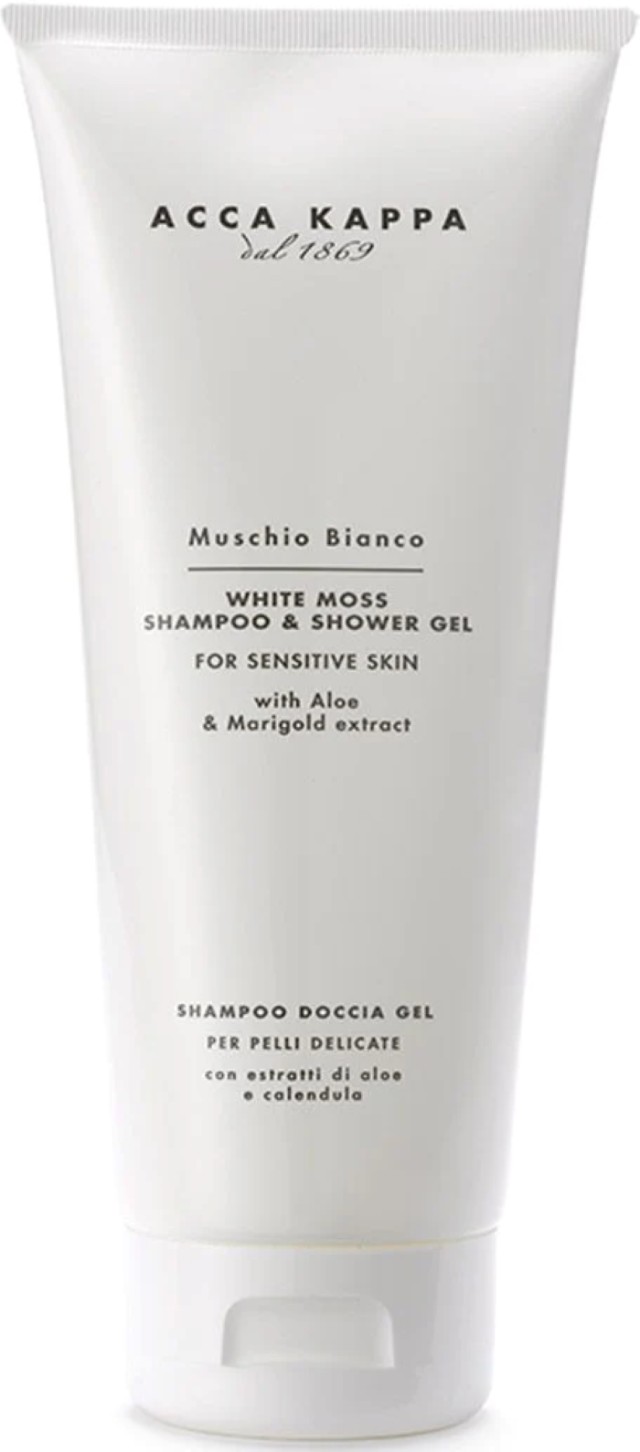 ACCA KAPPA White Moss shampoo & shower gel with aloe & marigold 200ml
