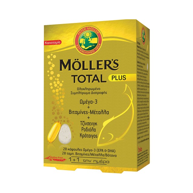 MOLLER’S Total PLUS 28 tablets & 28 capsules