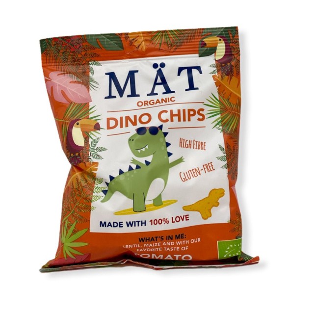 MAT ORGANIC Dino Chips Tomato 35Gr