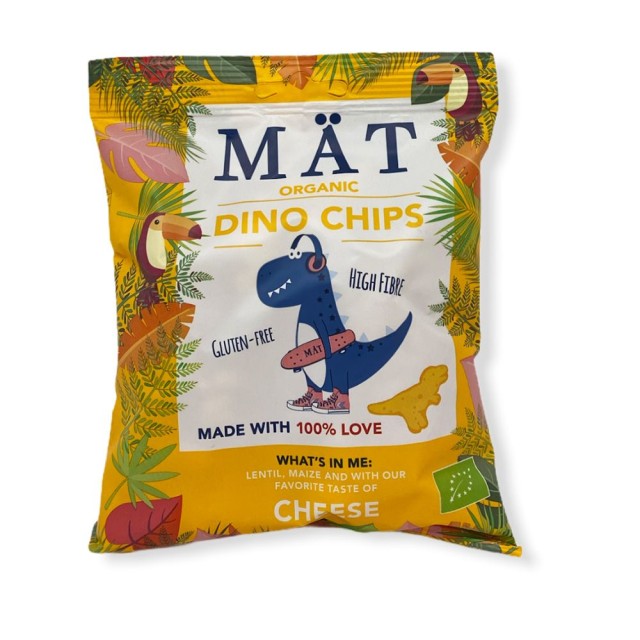MAT ORGANIC Dino Chips Cheese 35Gr