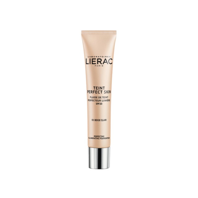 LIERAC Teint Perfect Skin Perfecting Illuminating Fluid SPF20 Make-Up 01 Clair 30ml
