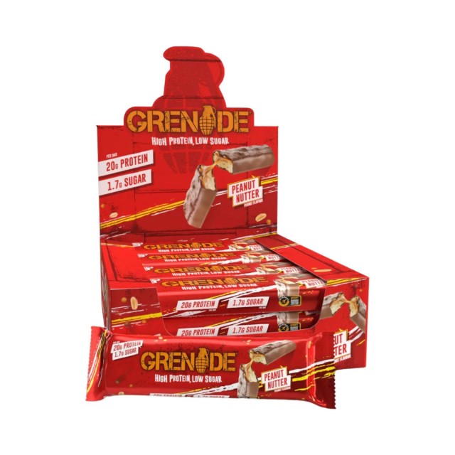 GRENADE Peanut Nutter High Protein Bar 12X60gr