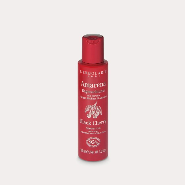 LErbolario Black Cherry (Amarena) Shower Gel 100ml