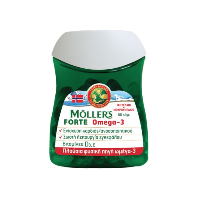 MOLLER’S Forte Omega-3 60 capsules