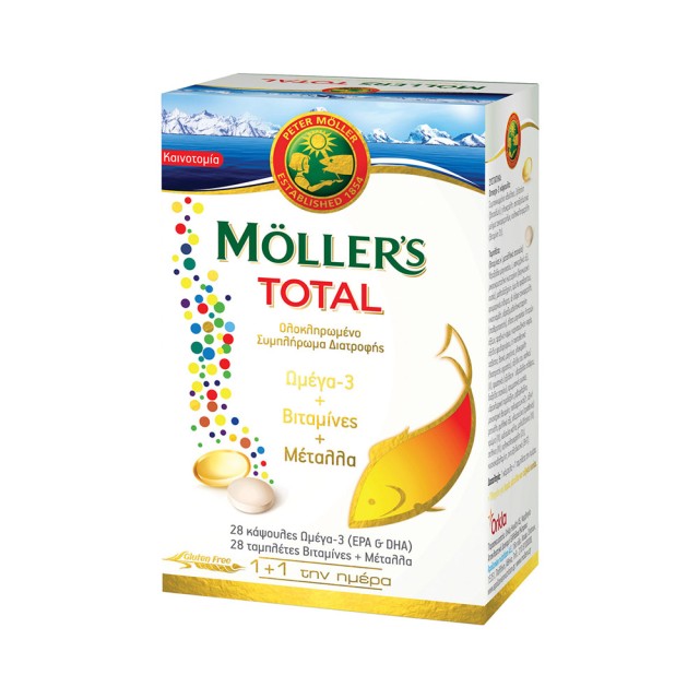 MOLLER’S Total 28 tablets & 28 capsules