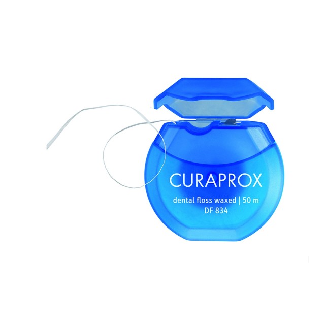 CURAPROX DF 834 (50m.) - Dental floss waxed with mint flavor