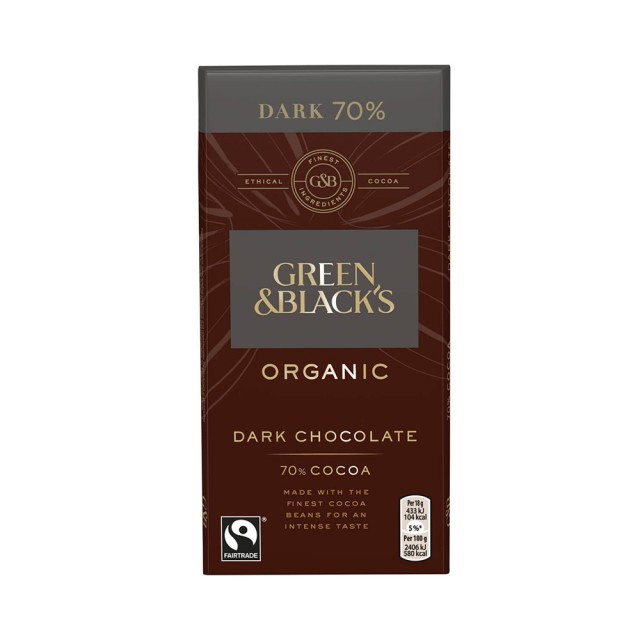 GREEN & BLACK’S dark chocolate 70% 90gr