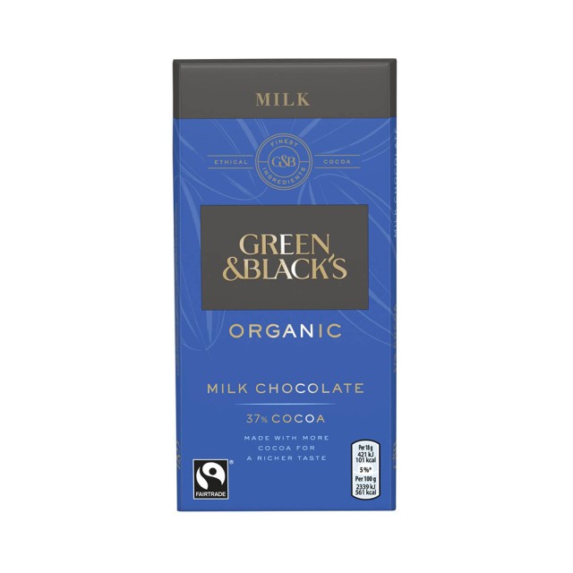 GREEN & BLACK’S milk chocolate 90gr