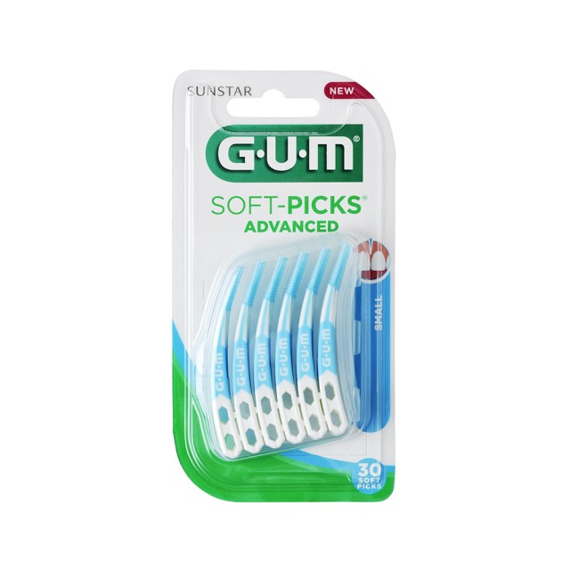 GUM 649 Soft Picks Advanced Small 30pcs