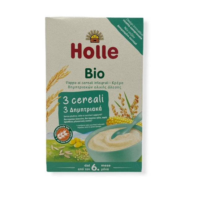 HOLLE Baby cream from corn & millet rice 250gr