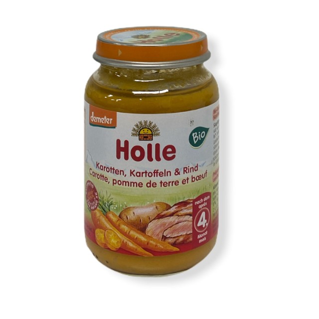 HOLLE Beef with carrot and potato in a jar 190gr