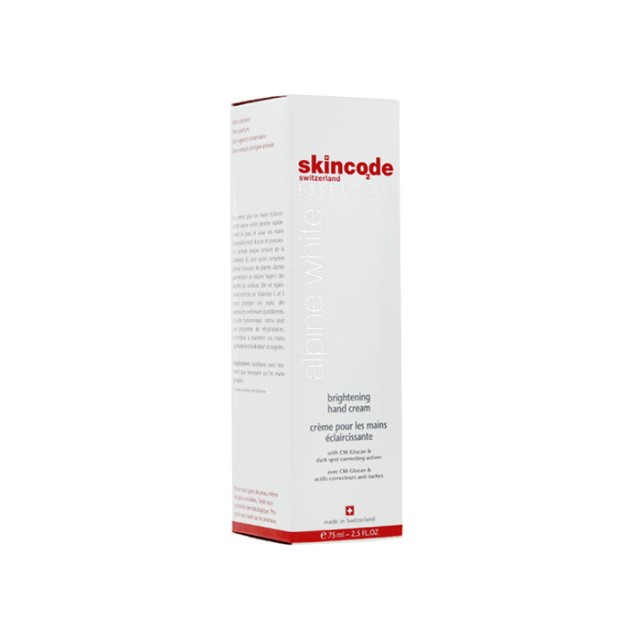 SKINCODE Essentials Alpine White Brightening Hand Cream 75ml