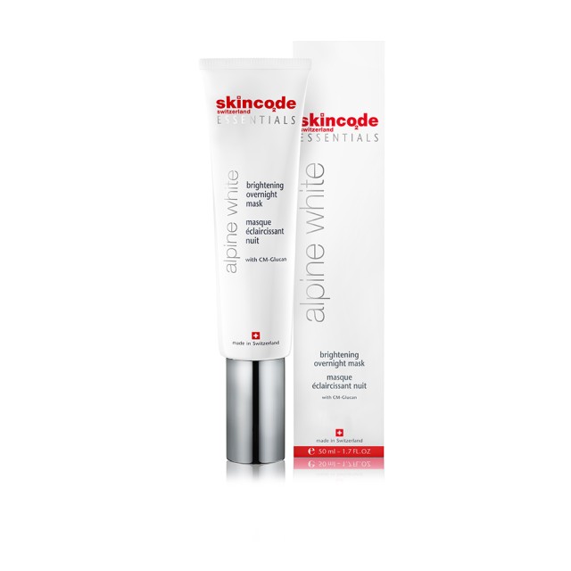 SKINCODE Essentials Alpine White Brightening Overnight Mask 50ml