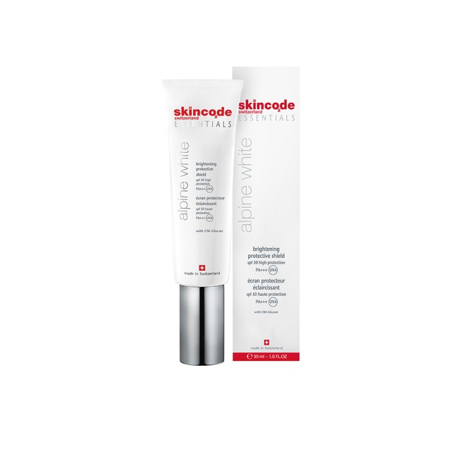 SKINCODE Essentials Alpine White Brightening Protective Shield SPF50 30ml