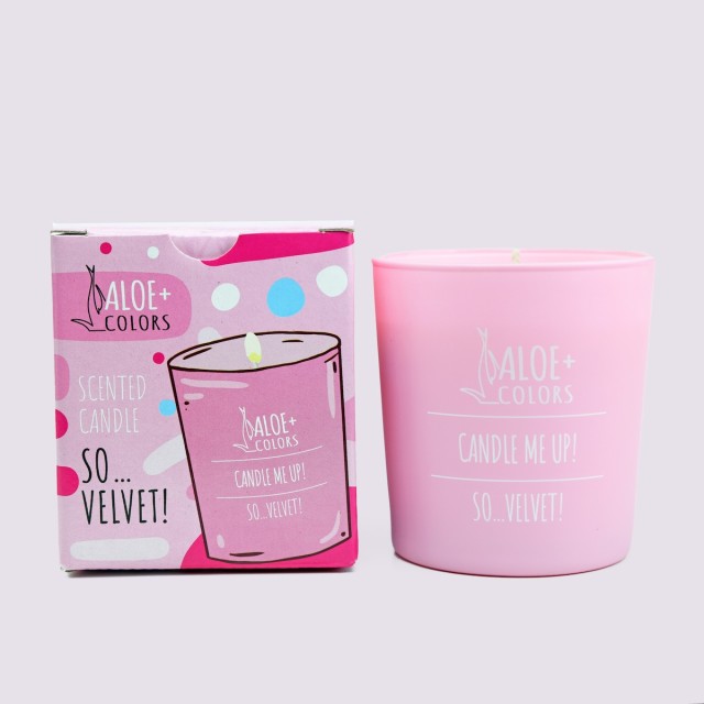 ALOE+COLORS Soy Candle So Velvet 220grml