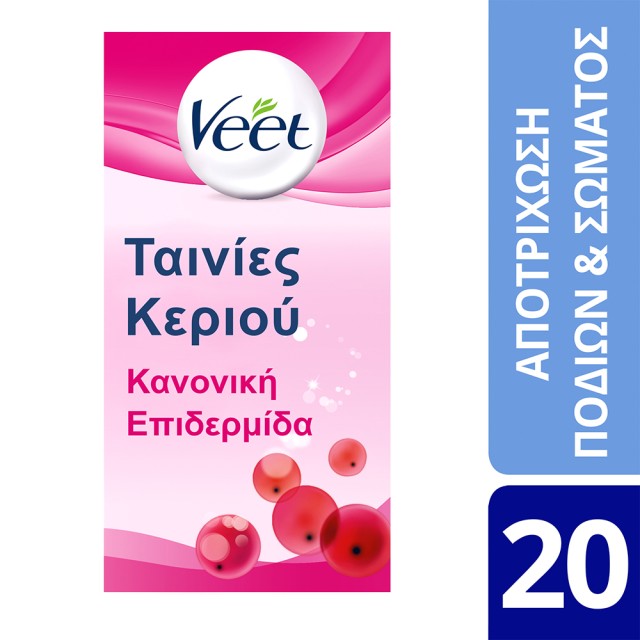 VEET Cold Wax Tapes for Body & Legs 20pcs