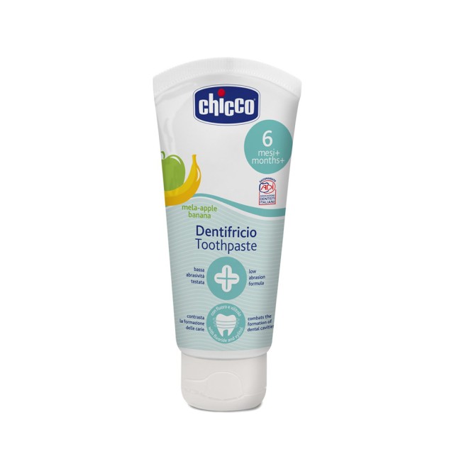 CHICCO Toothpaste with Apple-Banana flavor 12m + 50ml