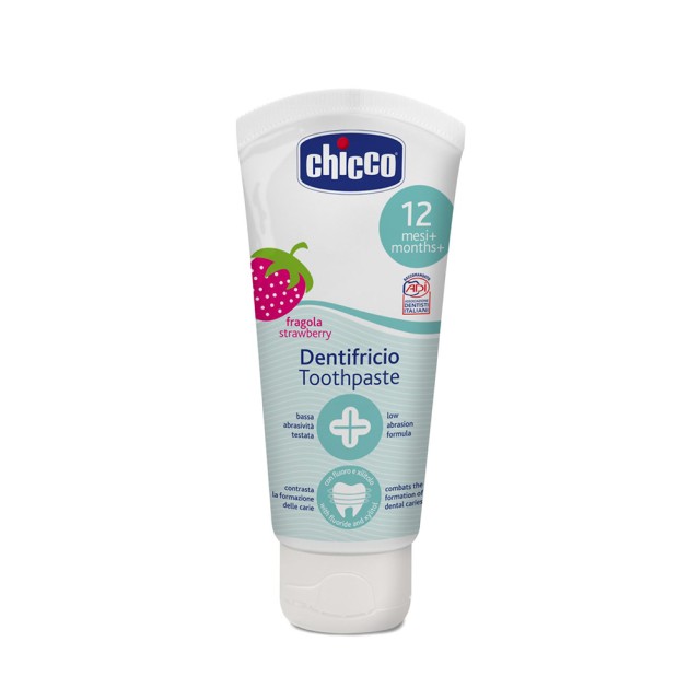 CHICCO Toothpaste with Strawberry flavor 12m + 50ml