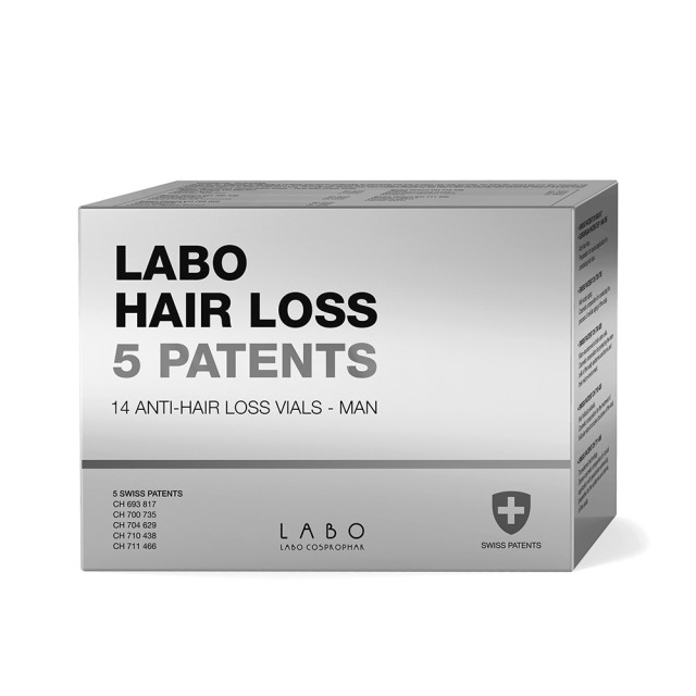 LABO Hair Loss 5 Patents Man Anti Hair Loss 14vials x 3.5ml