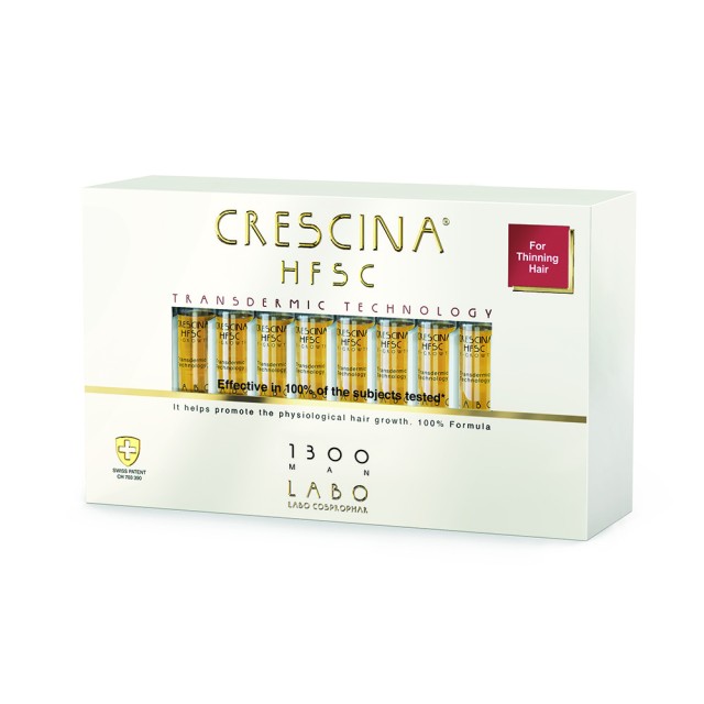 CRESCINA Transdermic HFSC 100% Treatment 1300 Man 20 vials