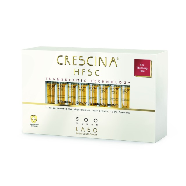CRESCINA Transdermic HFSC 100% Treatment 500 Woman 20 vials
