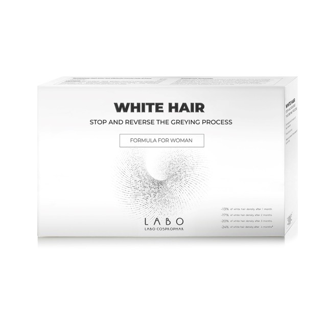 LABO WHITE HAIR Treatment Woman Treatment for the Development of White Hair 20vials x 3.5ml