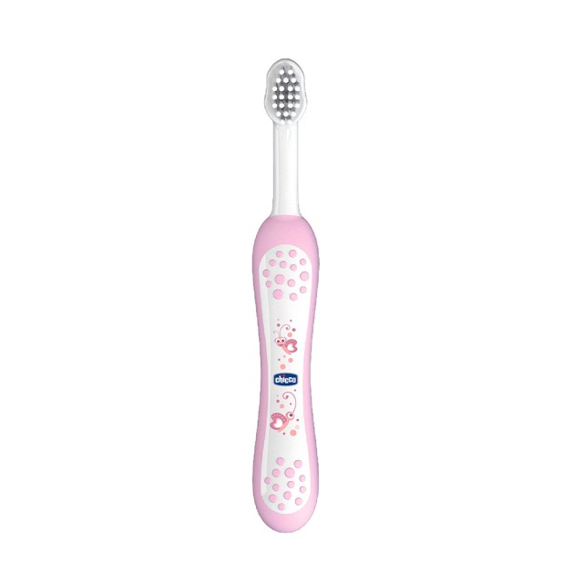 CHICCO Toothbrush Pink 6m +