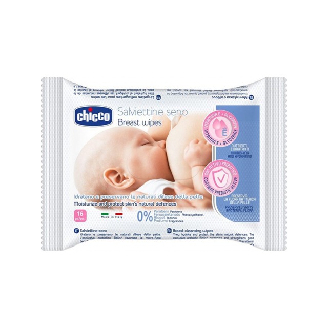 CHICCO Natural Feeling Wipes Wipe 16pcs