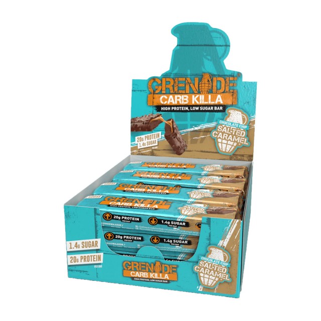 GRENADE Very High Protein Chocolate Chip Salted Caramel 12X60gr