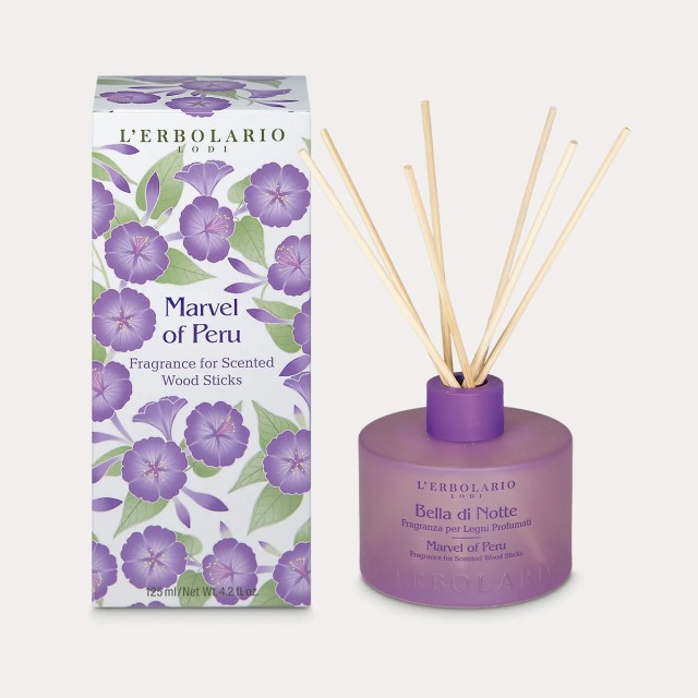LErbolario arvel of Peru (Bella di Notte) Fragrance for Scented Wood Sticks 125m
