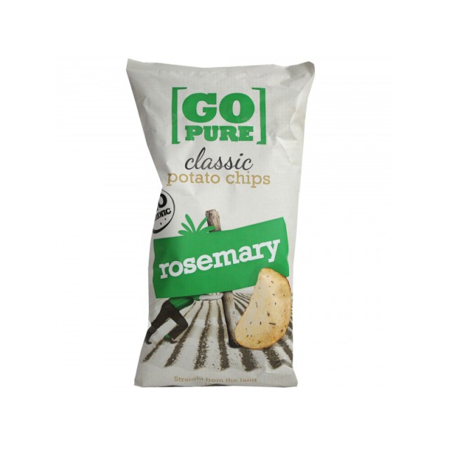 GO PURE Chips with rosemary 125gr