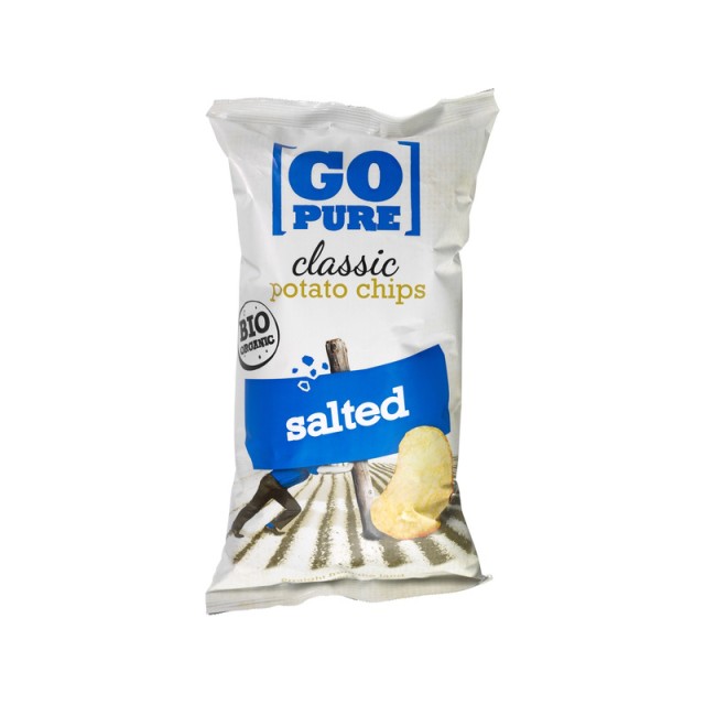 GO PURE Chips natural taste (with salt) 125gr