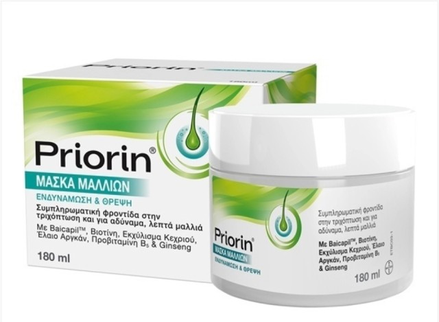 Priorin Hair Mask for Enhancing Hair Growth & Shine, 180ml