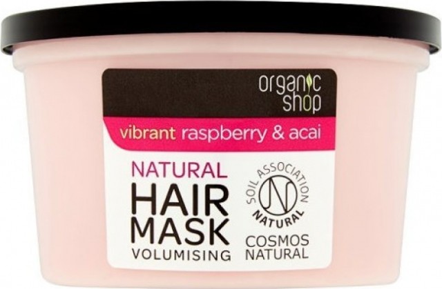 ORGANIC SHOP Volumising Hair Mask Organic Raspberry and Acai 250 ml